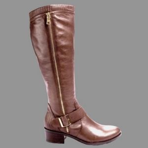 🛑BOGO🆕Luxe Wide Calf Artisan Leather Riding Boot